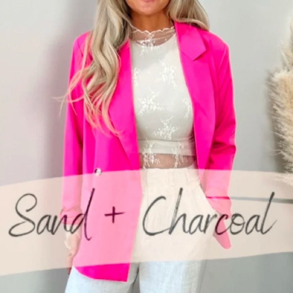 Heyson NWT Pink Blazer Jacket